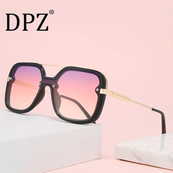 

2020 DPZ Fashion Cool Square ButterFly Style Rivets Sunglasses Women ins Popular Brand Design Sun Glasses UV400 Oculos De Sol