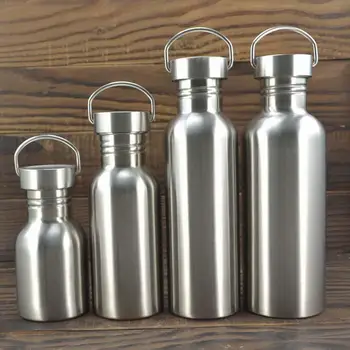 

Portable Water Bottle Exercise Bottle Outdoor Stainless Steel Coffee Water Camping Bottle Hiking Cycling Stainless Steel Bottle