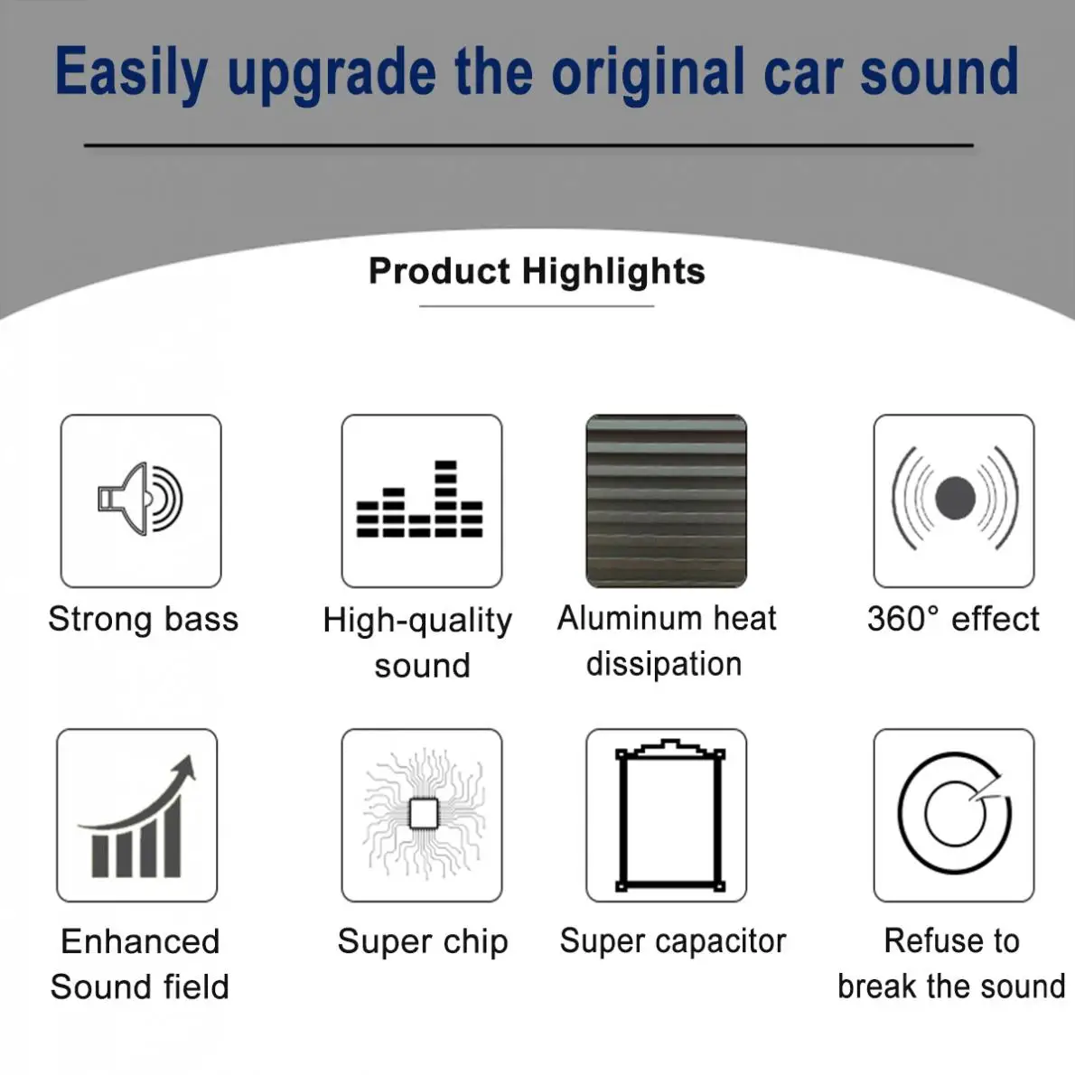 12V 600W Car Audio Amplifier Board Speaker Subwoofer Board Bass Module High Power Mono Channel Lossless Accessories