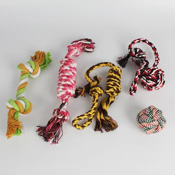 

Dogs And Cats Molar Toy Pet Toy Set Bite-Resistant Pet Cotton Rope Toy Combination Pet Supplies