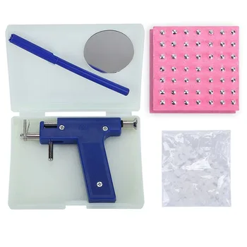 Body Piercing Gun Kit with 98pcs Studs – Ear, Nose, Navel, Tongue 1
