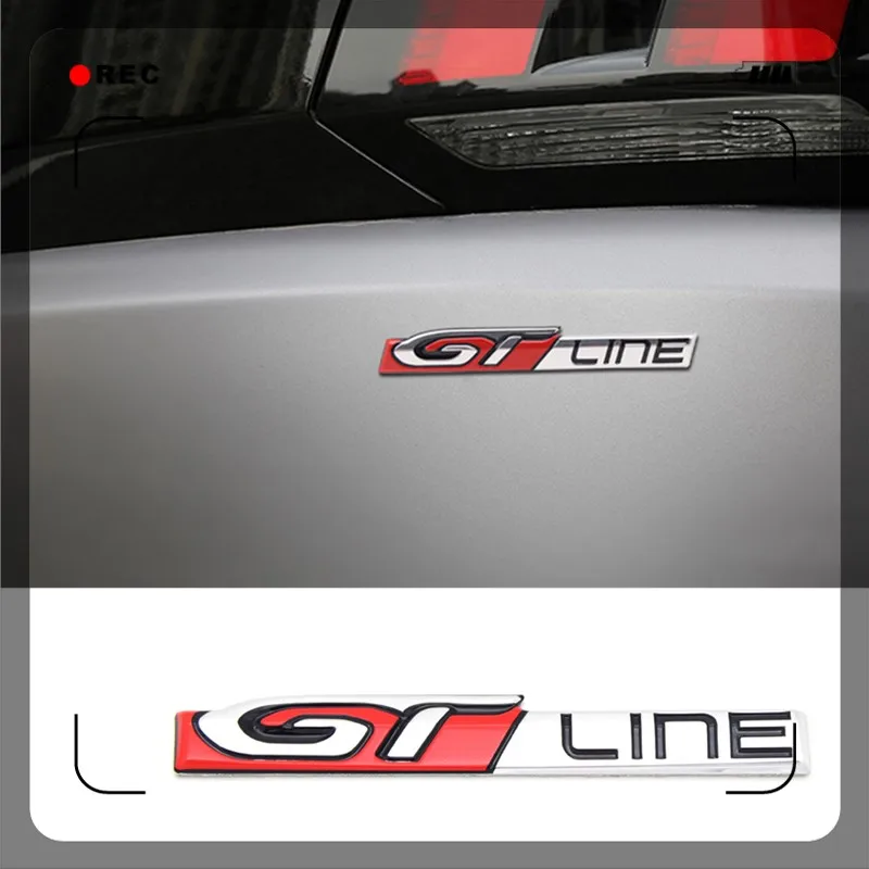 

for Peugeot 208 308 508 3008 5008 GT Line Accessories Exterior Car Side Emblem Stickers Sticker Rear Trunk Decoration Trim