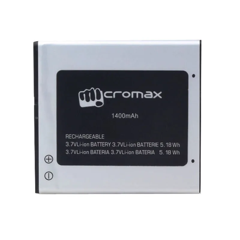 1PCS New High Quality 3.7V 1400mah Micromax Q326 Battery for Micromax ...