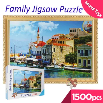 

2020 Puzzles 1500 Pieces Toys For Adult Children's Educational Holiday Puzzle Parent-child Toy Size: 80x60cm