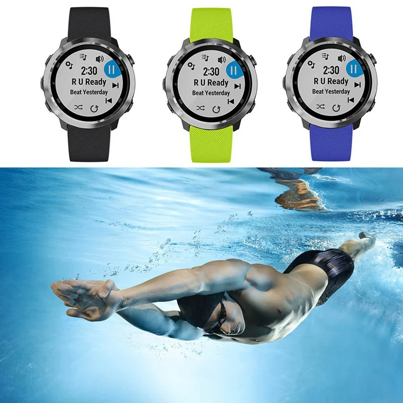 Новые силиконовые умные часы ремешок для Garmin Vivoactive 3 Band Vivomove браслет hr для Garmin Forerunner 645 умные аксессуары