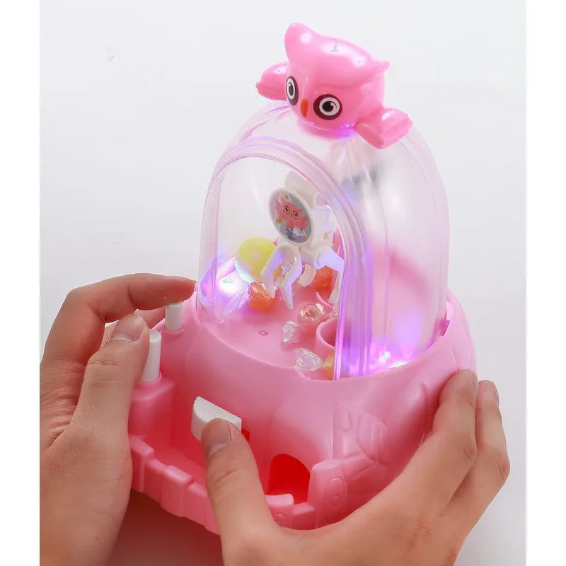 

Fun Sugar Grab Machine Candy Grabber with Light Music Electric Gripper Simulation Children Pretend To Play Toys