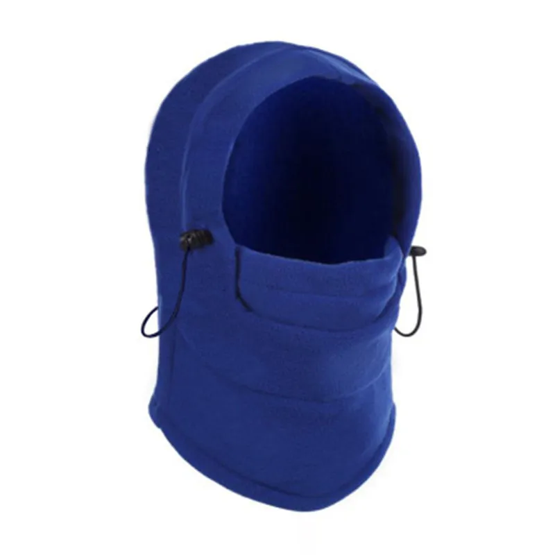 TOSPRA 6 в 1 Балаклава для шеи зимняя шапка для лица флисовая Лыжная маска с капюшоном теплый шлем мотоциклетная маска для лица - Цвет: Синий