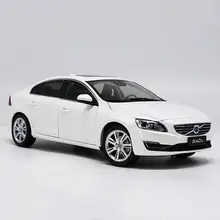 1/18 весы Volvo S60 S60L T5 Белый литья под давлением автомобилей модельные игрушки, коллекционные