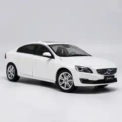 1/18 весы Volvo S60 S60L T5 Белый литья под давлением автомобилей модельные игрушки, коллекционные