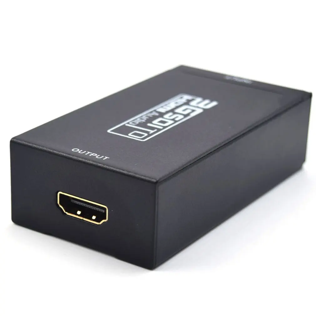 SDI To HDMI-compatible Converter Mini 3G Adapter - Full HD 1080P to HDTV Audio Supports HD-SDI and 3G-SDI |