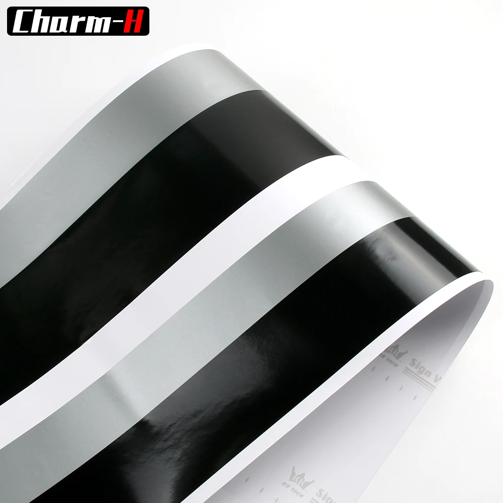 2pcs Black-Grey Performance Side Stripes Body Decal Skirt Stickers for BMW X4 G02 2018-Present Accessories