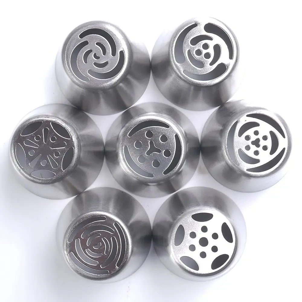 

Russian Nozzles Icing Piping Nozzles Cream Pastry Decorating Tips Set DIY Biscuits Cake Decorator Tool