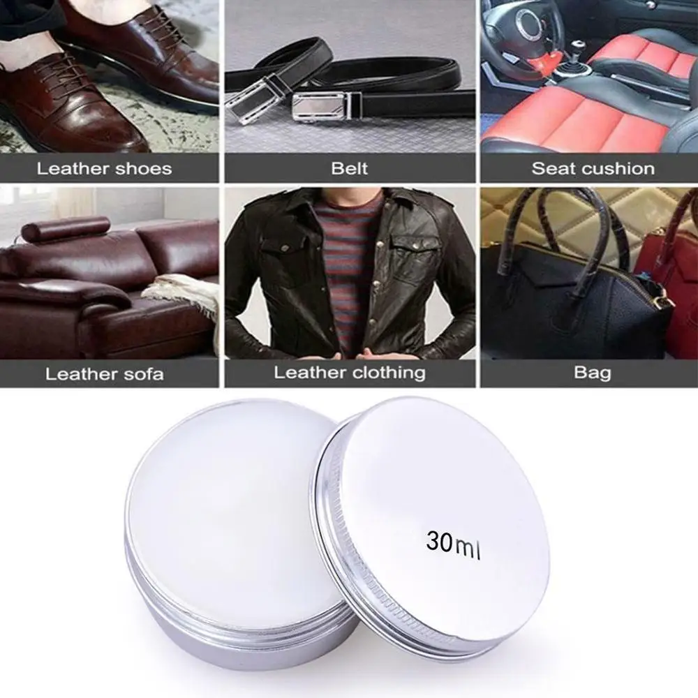 20Ml Leather Craft Repair Pure Mink Oil Cream Gel Car Seat Maintenance Shoes Bag Satchel Sofa Care Cleaner Polishing Recolor leather repair gel leather cleaning cream leather restorer