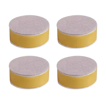 

4pcs Furniture Feet Pads Increase Height Bed Non Slip Carbon Steel Round Self Adhesives Coffee Table Chair Easy Install Home