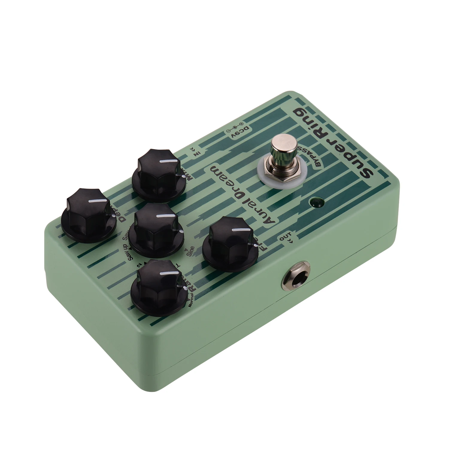 

Hot New Super Ring Guitar Effect Pedal Aluminum Alloy Shell 2 Ring Modes with True Bypass Guitar Parts