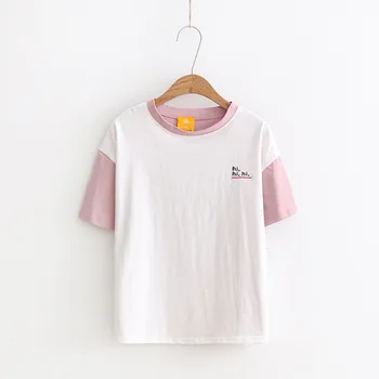 

2018 New Women's T-shirt T-Shirts Woman Tee Tops Summer Female T Shirt Short Sleeve Casual Clothing