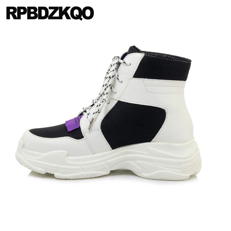 black flatform shoes