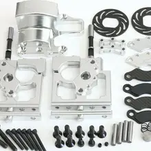 GTB гоночный сплав Центр Diff крепления и регулируемые суппорты для LOSI MTXL