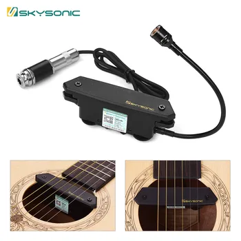 

SKYSONIC T-902 Acoustic Guitar Active Soundhole Pickup Magnetic Microphone Dual Pickup Systems with Volume Controls