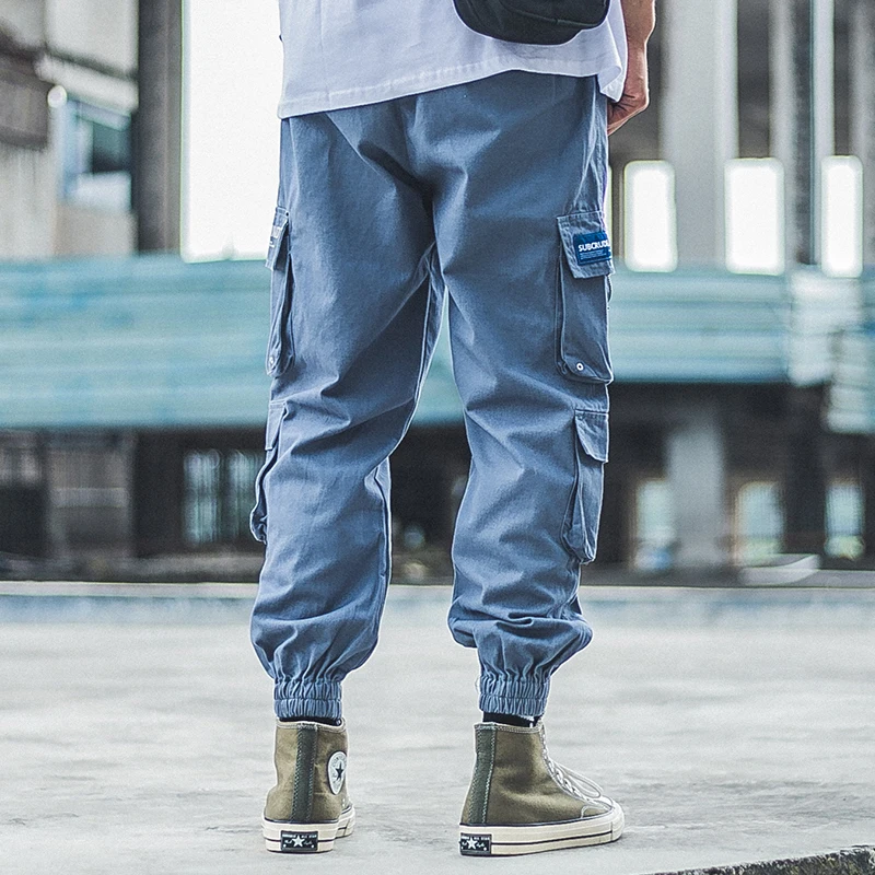 NEWDISCVRY шикарные мужские брюки Mode Doux джинсы хип хоп Уличная Poches Cargo Pantalon Лоскутная Повседневная Pantalon