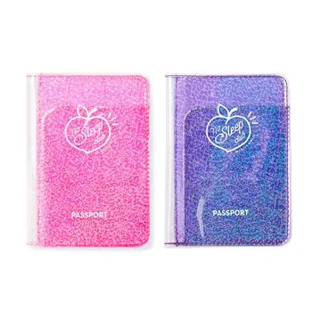 

Passport Holder Cover Holographic Wallet Card Case Card Pouch for Travel Women Girls M6CC