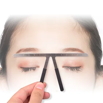 

Microblading Eyebrow Stencil Ruler Makeup Tattoo Machine Sticker Permanent Makeup Eyebrow Shaping Tattoo Measure Tools