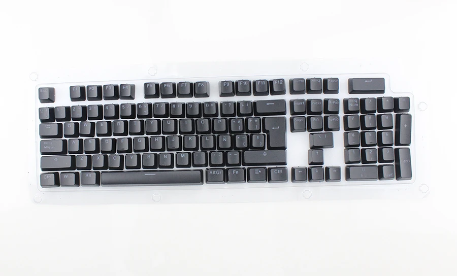 Механическая клавиатура ABS Keycaps русский корейский Испания французский символ светильник Keycap черный и белый OEM Teclado дополнение ключ