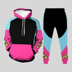 Sweat shirt à capuche surdimensionné pour homme, survêtements décontractés, tenue de sport de plein air, tendance, nouvelle collection automne et hiver S 4XL 