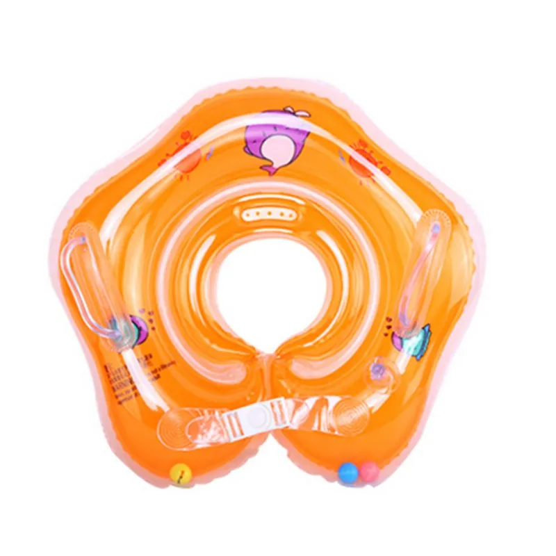 Детские аксессуары для плавания, кольцо для шеи, безопасная трубка для младенцев, круг для купания, надувной фламинго, Прямая поставка воды - Color: A1