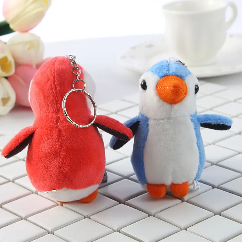 New Plush Stuffed 1PCS Mini 7 5CM Penguin Plush PendantHoliday Gift Pendant Cheap To Send Childs 2