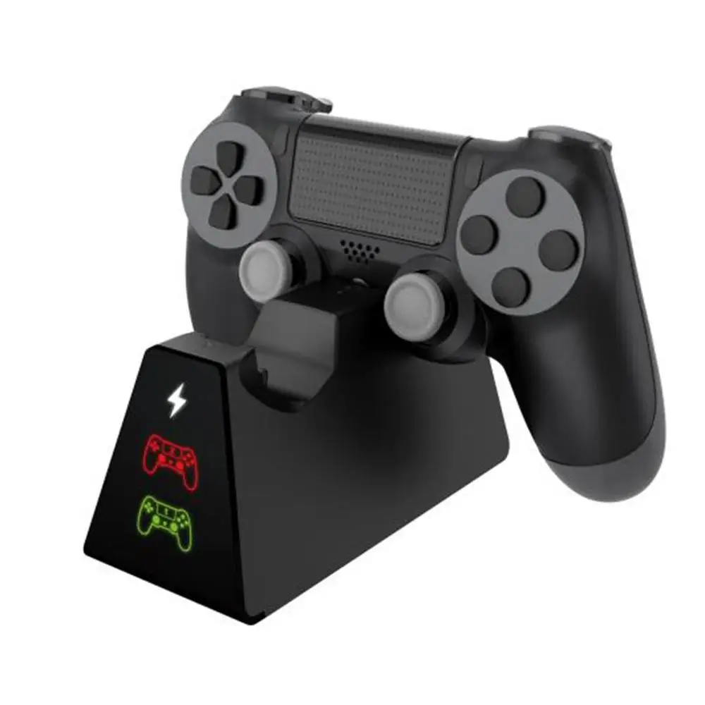 Для PS4 контроллер Dual USB зарядное устройство док-станция с светодиодный дисплей для Playstation 4 PS4/PS4 Slim/PS4 Pro контроллер