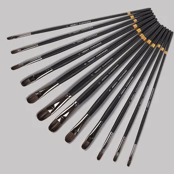 

Oil Brushes / Watercolor Oil Brushes / Art Painting Supplies / 12 Brush Sets / Painting Supplies / Art Supplies