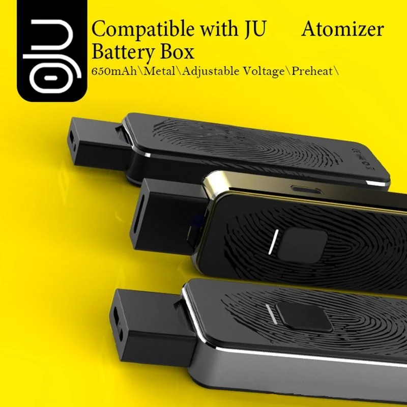 

New OJU Adjustable Voltage Vape Pen 650mAh Battery e Cigarette Starter kits Compitable with JUU1 Pods MYLE pods Pre heat Mod