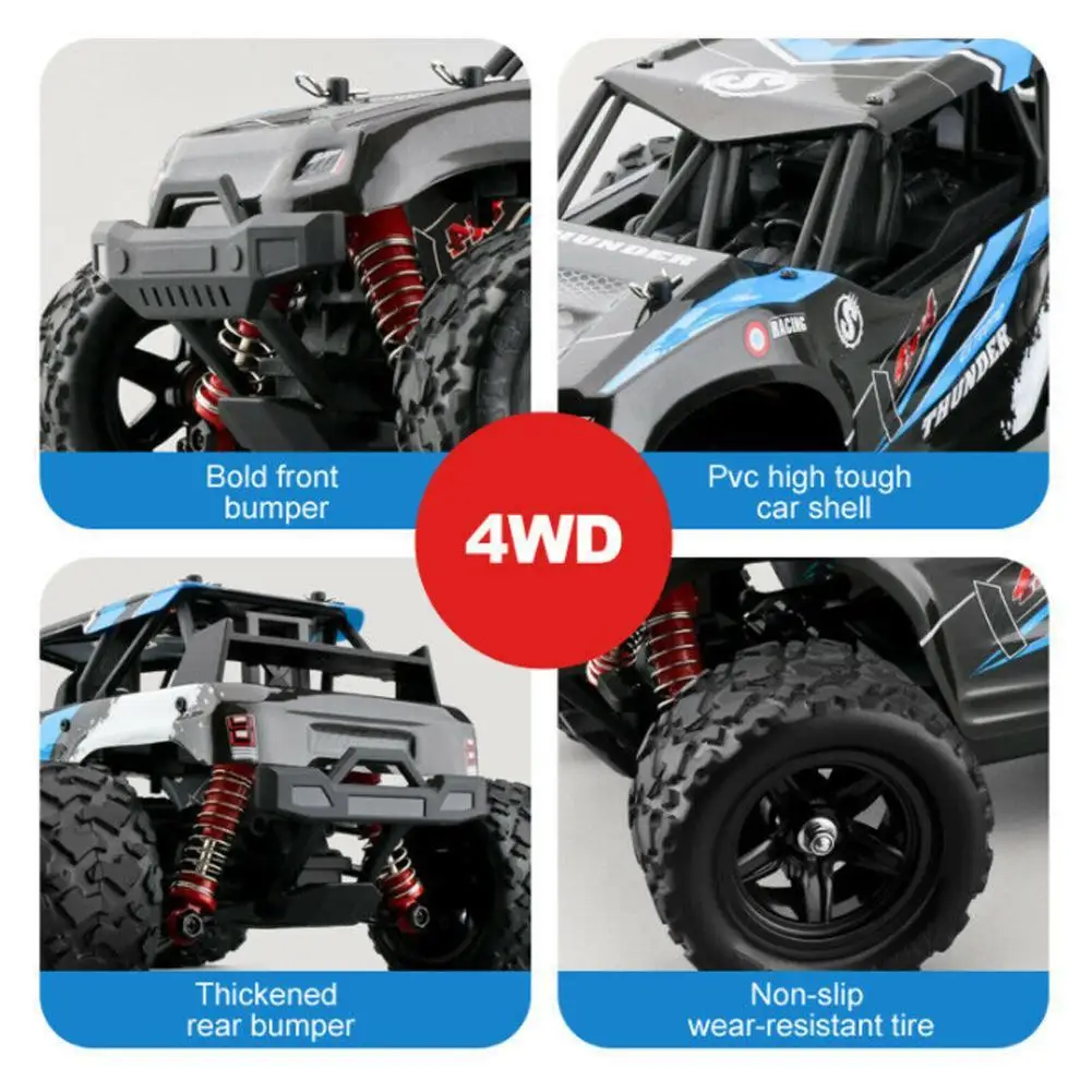 40+ MPH 1/12 Schaal RC Авто 2,4G 4WD высокоскоростной пульт дистанционного управления