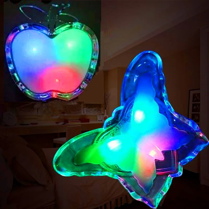 RGB ночник насекомые светодиодная лампа с переключателем штепсельная вилка