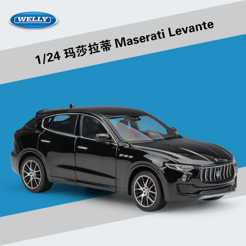 WELLY масштаб 1:24 литая модель автомобиля из сплава игрушки для Maserati Levante SUV