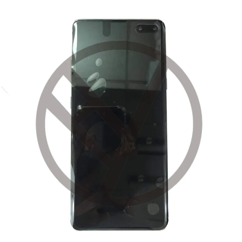 Черный, серебристый 6," AMOLED для SAMSUNG S10 5G lcd G977N дисплей SM-G977U сенсорный экран дигитайзер для SAMSUNG Galaxy S10 5G lcd G977