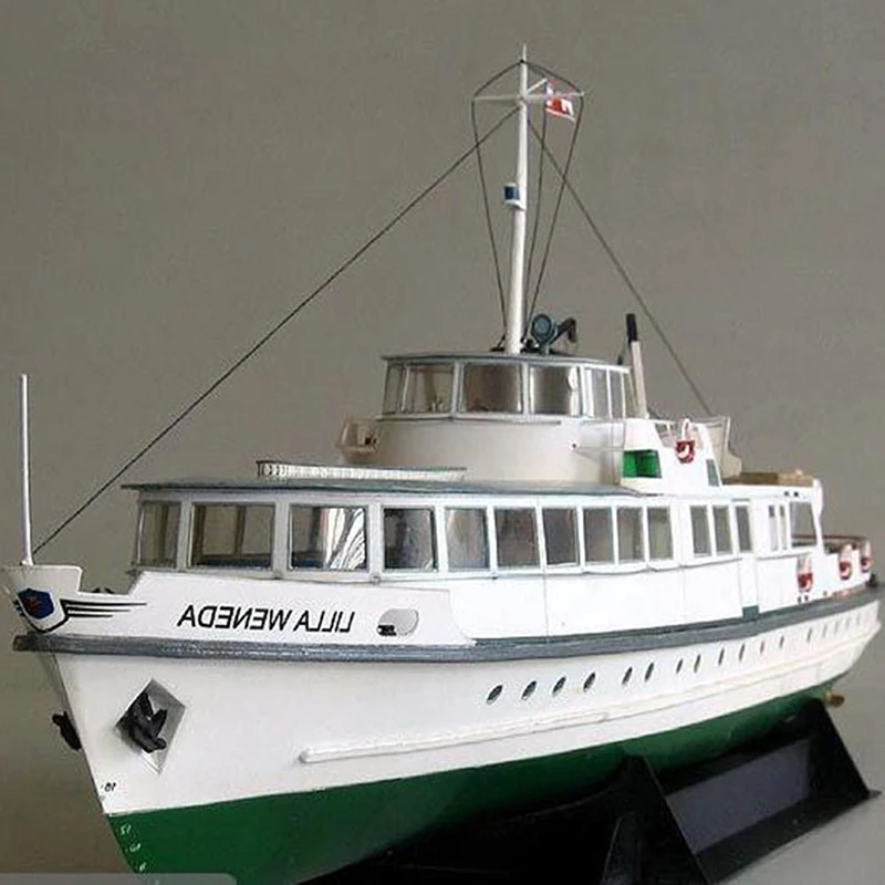 Poland Ferry Ship 1:100 Fine 3D DIY Paper Card Model Building Sets 3d paper model military ship model