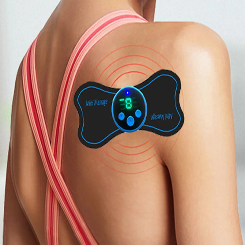Portable Mini Charging Massage Mini Massage Stickers Neck Stickers Charge Massage Physiotherapy Cervical Spine Massage