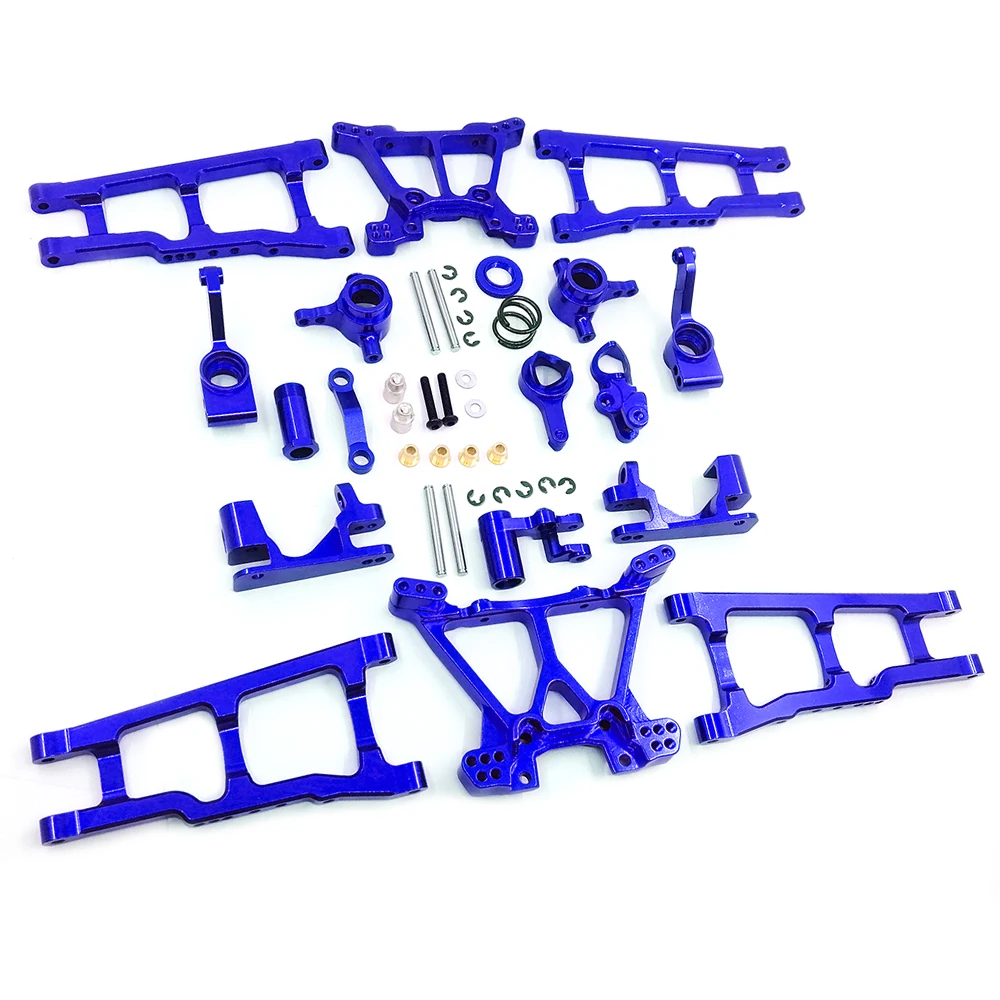 1set Cnc Aluminum Alloy Full Set Slash 4x4 Upgrade Chassis Parts Kit