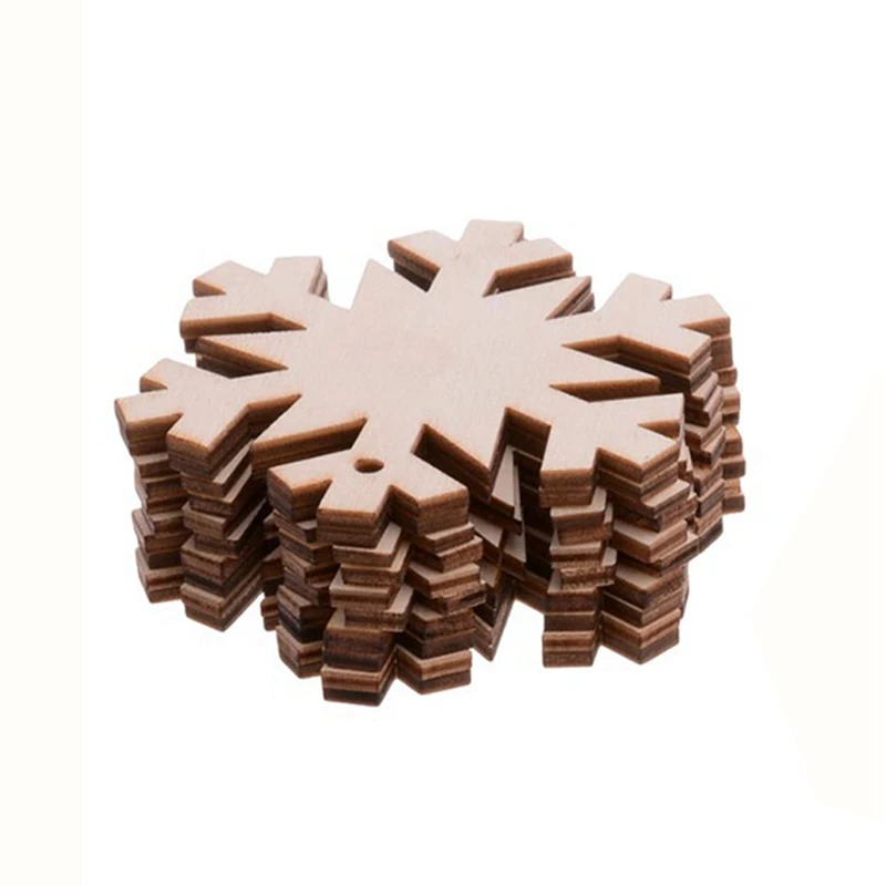 CSS 10Pcs/Set Tree Santa Claus Boots Bells Christmas Tree Hanging Wooden Ornaments Home Xmas Party Christmas Decorations Snowfla