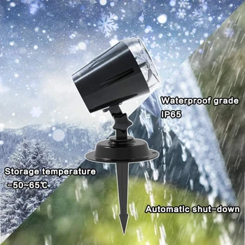 

Waterproof Snowflake Projector Lights Christmas Projector Lights Comkes Dynamic for Christmas Wedding Decorations