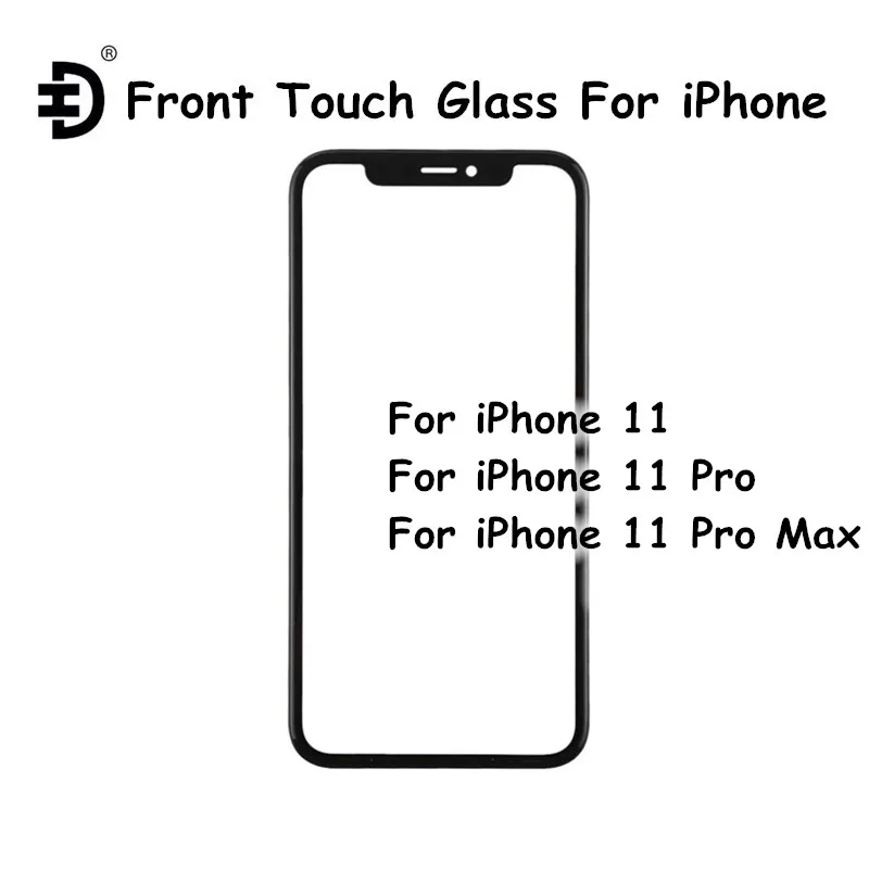 

1PCS AAA Quality Front Touch Glass For iPhone 11 Front Outer Glass Lens For iPhone 11 Pro Max Replacement Repair Parts