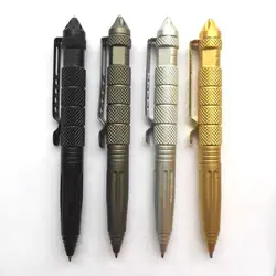 Stylo tactique multifonction d'auto défense, brise verre en alliage d'aluminium, EDC outil de survie en plein air, stylo à bille d'écriture 