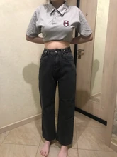 Vaqueros de cintura alta para mujer, Pantalones rectos de pierna ancha a la moda, holgados, cómodos, informales, ropa de mezclilla, pantalones bombachos