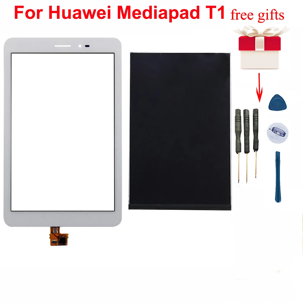 Touch Screen Digitizer For 8" Huawei Honor MediaPad T1 S8-701u S8-701w White 