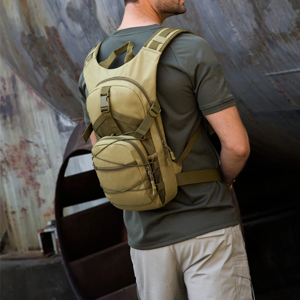 

15L Outdoor Sports Backpack Tactical Shoulder Bag Climbing Cycling Camping Storage Pouch Portable Water Bag Backpacks