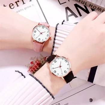 

Women Watches Quartz Analog Wrist Watch Leather Band Watches Temperament Simple Women Wristwatches Female Clock Relogio Feminino