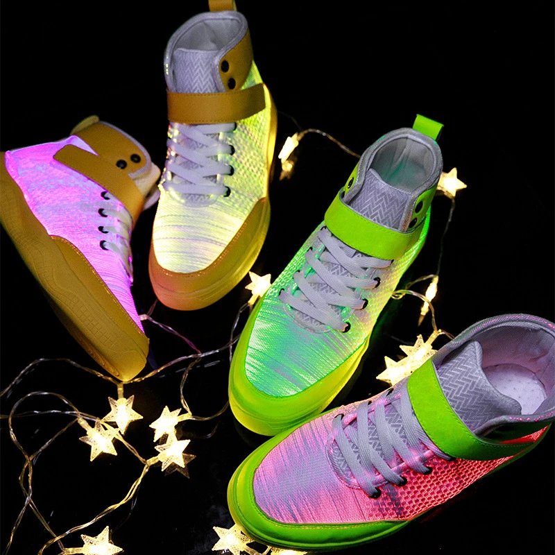 led platform sneakers