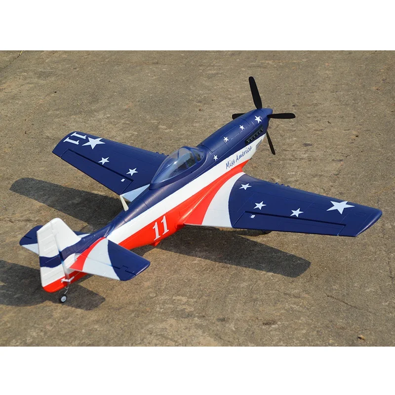 Hookll Model EPO P51 P-51 1200mm Miss America RC Warbird Plane